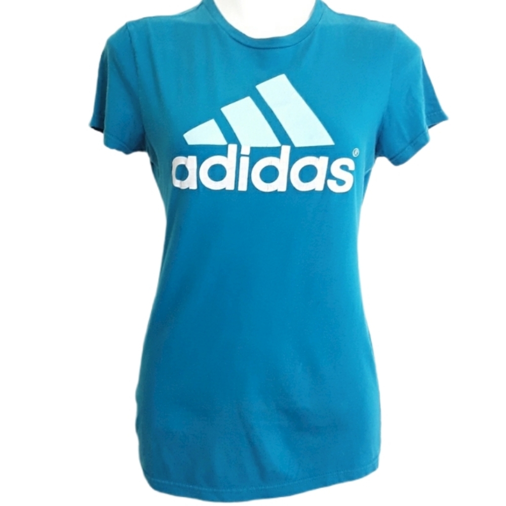 Adidas Short Sleeve Iconic Logo Graphic T-shirt EUC sz M
